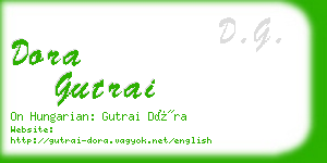 dora gutrai business card